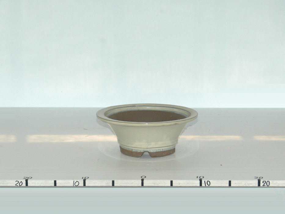 Yokkaichi Bonsai Pot W19.5cm White