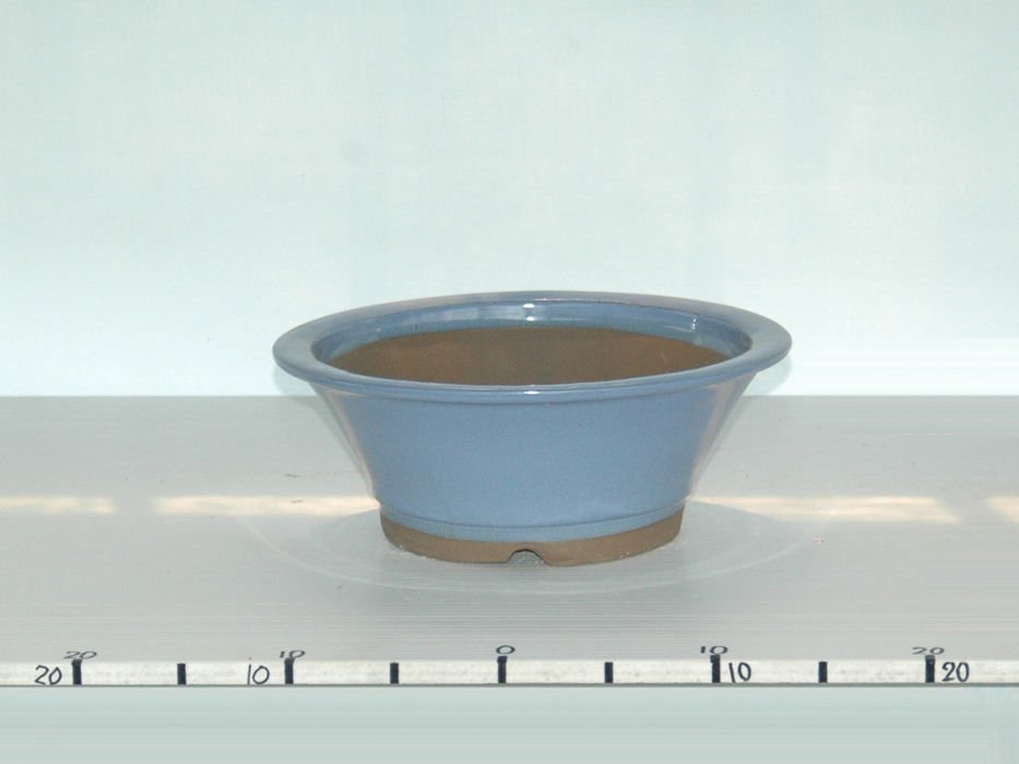 四日市鉢 中深鉢 8号 青 四日市鉢 中深鉢 8号 青