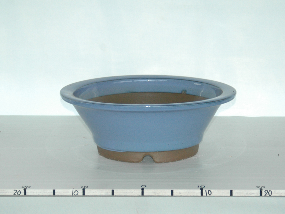 四日市鉢 中深鉢 10号 青 四日市鉢 中深鉢 10号 青